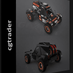 CGTRADER – SUZUKI SWIFT GTI BUGGY UTV DAKAR 3D MODEL