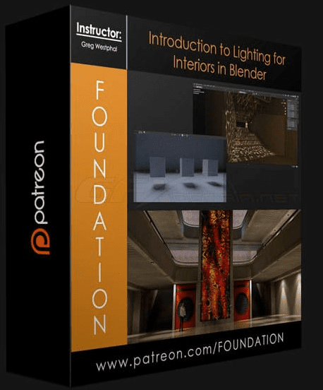 FOUNDATION PATREON – INTRODUCTION TO LIGHTING FOR INTERIORS IN BLENDER WITH GREG WESTPHAL
