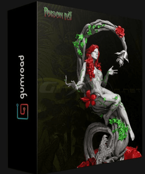 GUMROAD – B3DSERK – POISION SCULPTURE READY FOR PRINTING