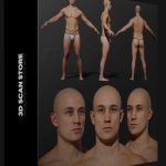 3D SCAN STORE – ANIMATION READY BODY SCAN – MALE 04
