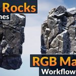 Artstation – AAA Rocks for Games – RGB Masked Workflow Tutorial
