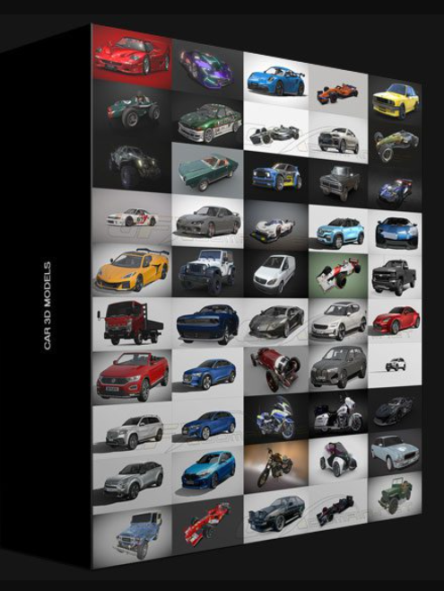 CAR 3D MODELS BUNDLE 1 MARCH 2023