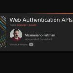 Frontend Master – Web Authentication APIs
