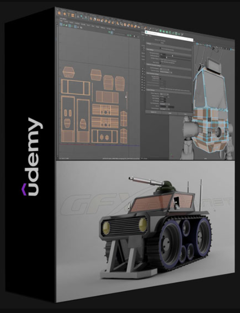 UDEMY – 3D MODELING COURSE FOR BEGINNERS IN MAYA