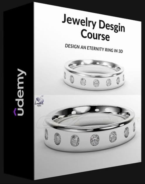 UDEMY – DESIGNING AN ETERNITY WEDDING BAND IN 3D